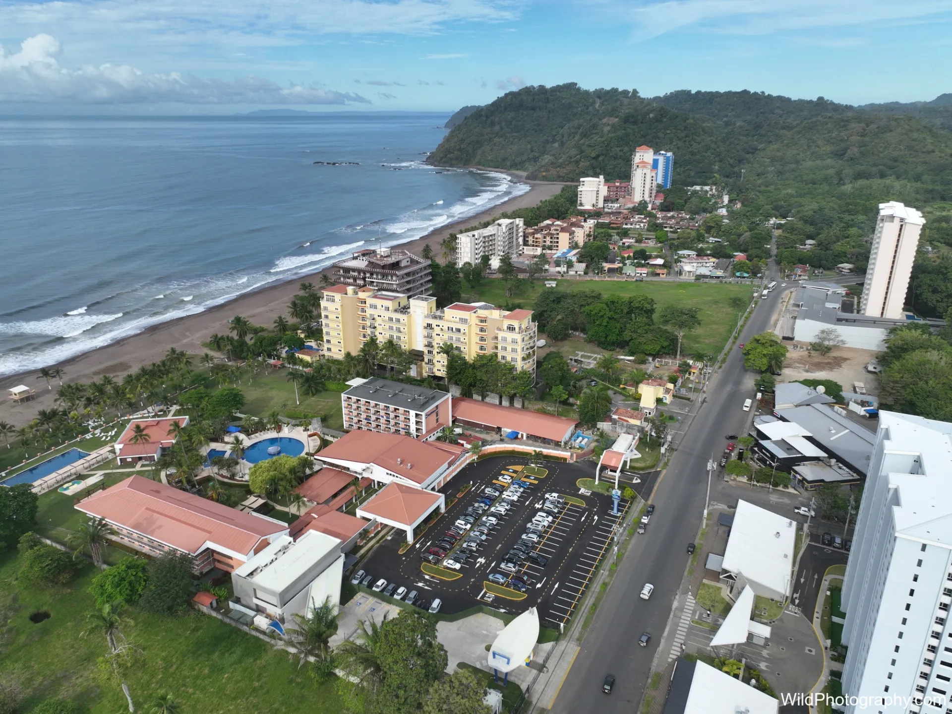 Pacific surf and beach scenes near Jaco